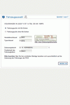 Kfz-Versicherungsvergleich, Schritt 01